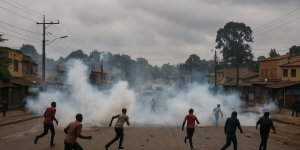 Violence Erupts in Embu as Youth Clash with Police During Deputy President Meeting